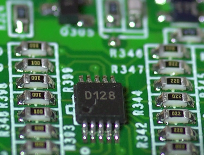 Image: Chip Resistors Soldered on a Circuit Board